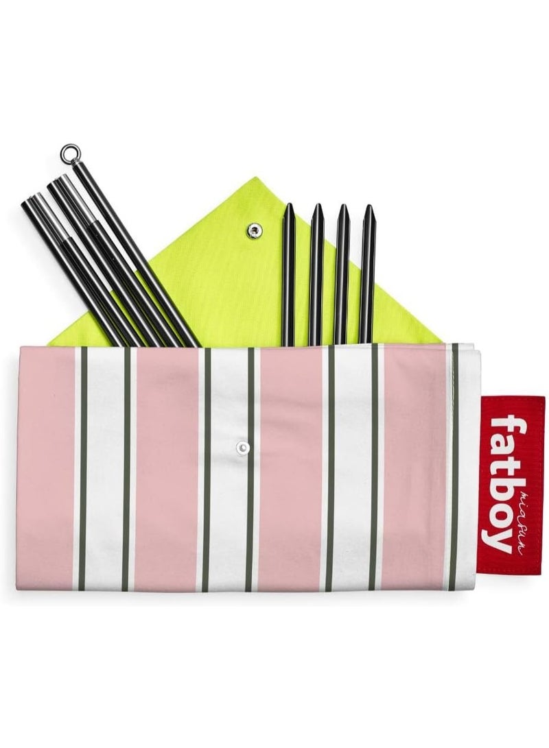 Fatboy Miasun Beach Tent | 3 m² of shade | Fits 2 adults and 2 kids | cotton fabric with aluminum poles and ground pegs | Lightweight and compact | 330x190x140 cm - Melrose - Image 5